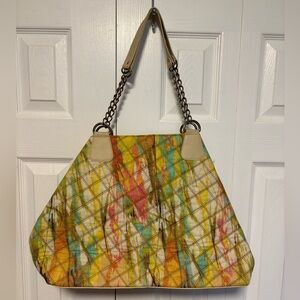 Gorgeous Multicolor Quilted Tote Bag